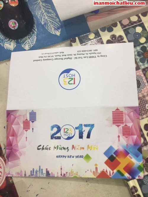 In ấn mọi chất liệu các loại thiệp Tết, in thiệp chúc Tết