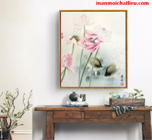 In ấn tranh đẹp treo tường trên mọi chất liệu