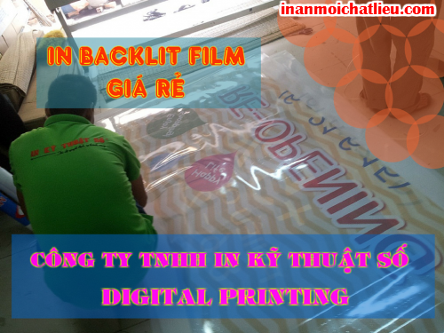 In backlit giá rẻ sử dụng ngoài trời với mực dầu được thực hiện tại Công ty TNHH In Kỹ Thuật Số - Digital Printing