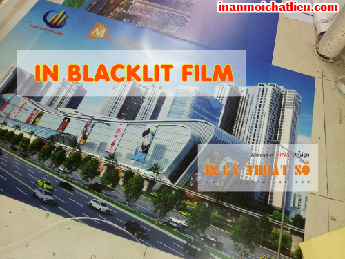 In trang trí kính với blacklit film tại Công ty TNHH In Kỹ Thuật Số - Digital Printing